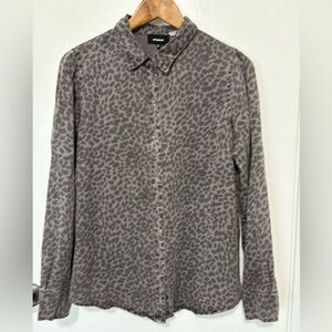 Cheetah Print Shirt XS